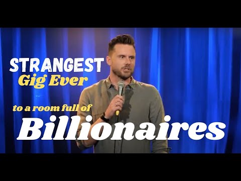 STRANGEST gig EVER to a room full of Billionaires