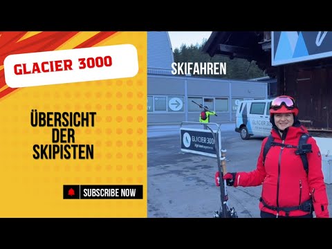 Die blauen Pisten vom Glacier 3000