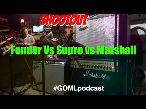 Supro Titan vs Fender Vibrolux vs JMD501 Shootout #GOMLpodcast #Special