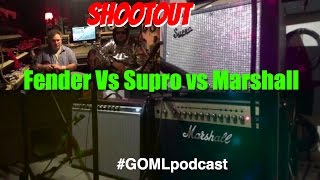 Supro Titan vs Fender Vibrolux vs JMD501 Shootout #GOMLpodcast #Special