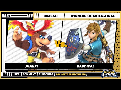 Bay State Beatdown 170 - Winners Quarter-Final - Juanpi (Banjo) VS kaddical (Link) - SSBU Singles