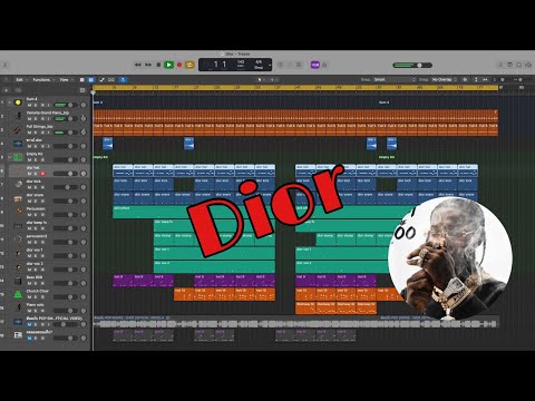 " ทำบีท " DIOR - POP SMOKE ( Logic Pro Gaw)