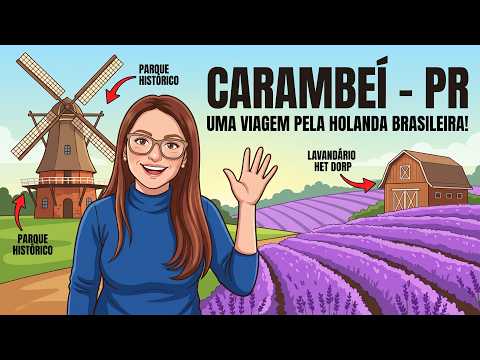 COMO É VIVER NA HOLANDA BRASILEIRA? Tour por Carambeí - PR ✈️