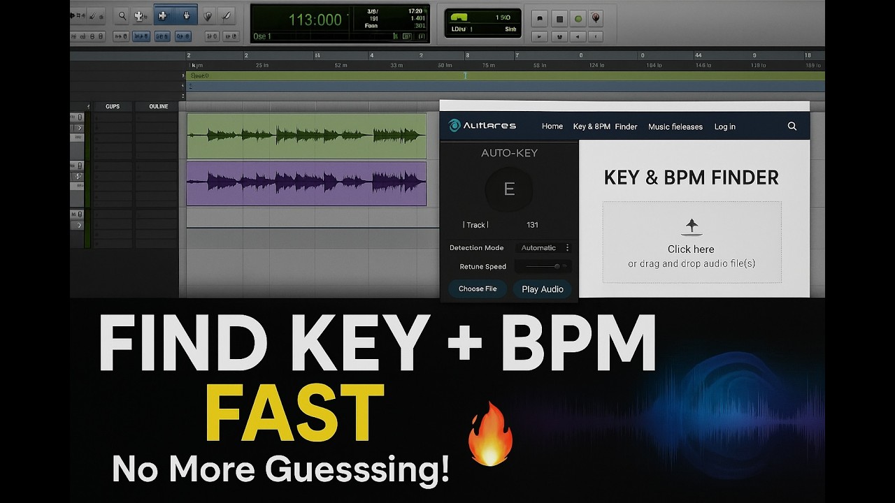 How to Find the Key & BPM of Any Song in Pro Tools (FAST & EASY)
