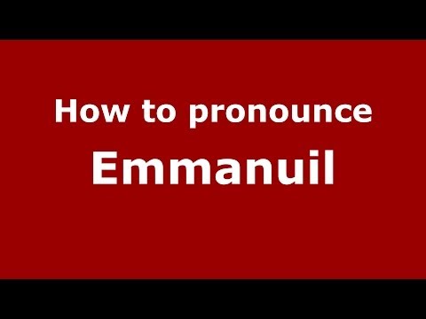 How to pronounce Emmanuil (Russian/Russia) - PronounceNames.com