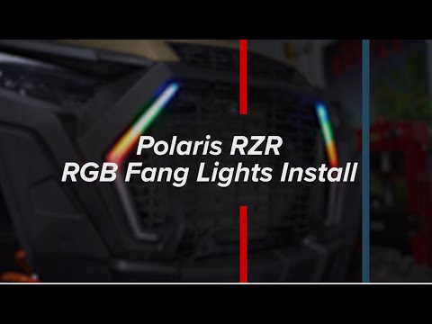 How to install Polaris RZR RGB Fang Lights |SuperATV|