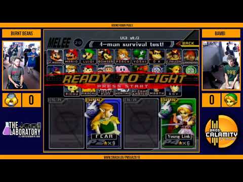 Philly Melee Arcadian @ The Lab | burnt beans (Sheik) vs bambi (Y.Link) - Round Robin Pools - Melee