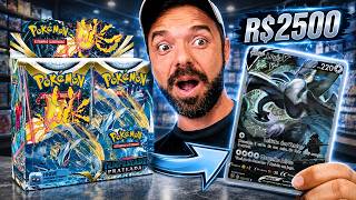 R$2000 reais em busca do Lugia V de Tempestade Prateada! Lucro ou Prejuízo?