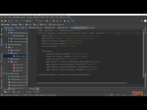 Hands On Android Material Design Create and customize Your Toolbar as App Bar | packtpub com
