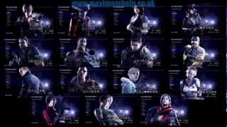 How To Unlock All Characters in The Mercenaries Resident Evil 6 RE6 Tips strategy PS3 HD