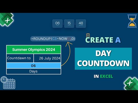How to Create a Day Countdown in Excel