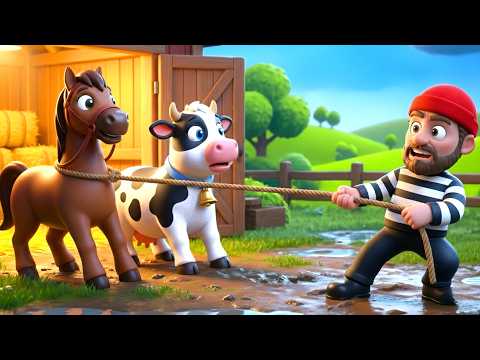 LEGO Thief at Old MacDonald Farm! All Animals are Gone. New  LEGO Episode Old Mcdonald Rescue Story