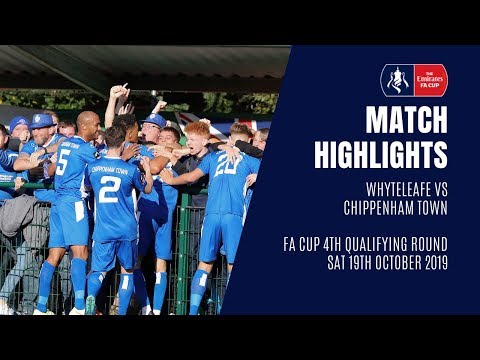 Whyteleafe vs Chippenham Town | Emirates FA Cup Highlights, Sat 19th Oct 2019