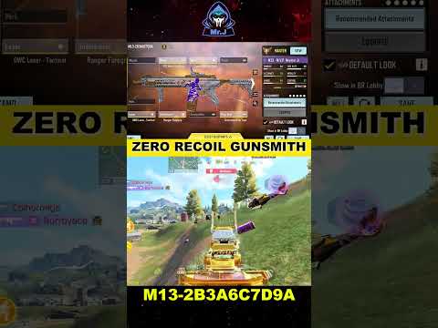 ⚙️ ZERO Recoil M13 Gunsmith 💥 DOMINATES at Long Range! | CODM BR Loadout