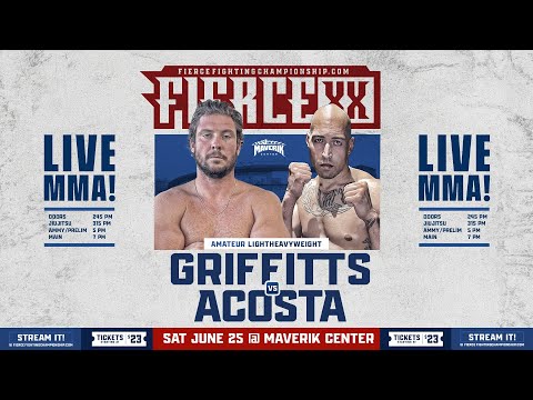 Anthony Acosta vs Kyle Griffitts - Fierce Fighting Championship 20