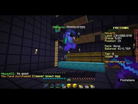 Just Doing Factions Ep 209 |Decent Raid| (Herobrine.org)