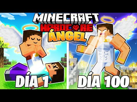 I SURVIVED 100 DAYS as an ANGEL in MINECRAFT HARDCORE!