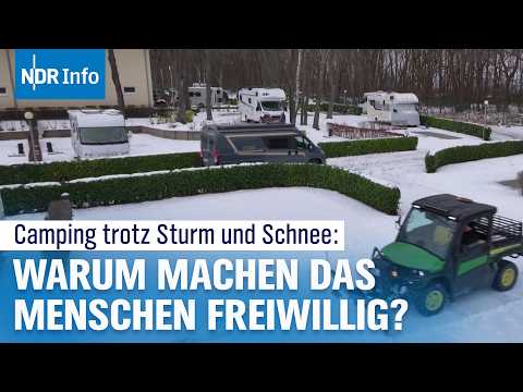 Camping im Schneesturm an der Ostsee | NDR Info