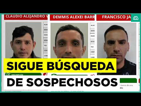 Búsqueda nacional e internacional de sospechosos por homicidio de Carabinero