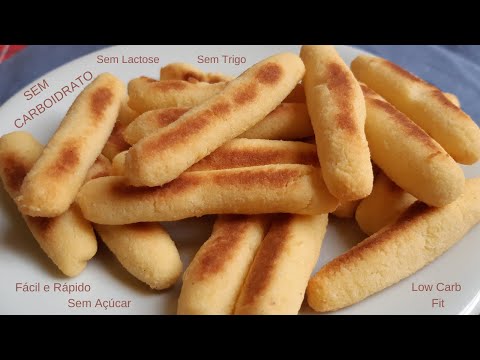 ZERO CARBOIDRATOS! Sem Farinha, Sem Açúcar e Sem Leite - 4 Ingredientes Fácil e Delicioso LowCarb