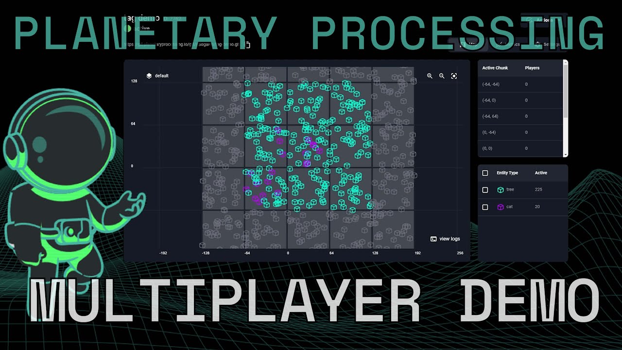Multiplayer Game in 10 minutes: Planetary Processing Demo Workshop from Games Ground Berlin 2024