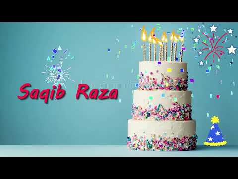 Saqib Raza Birthday Cake | Happy Birthday Saqib Raza @wishes-for-you