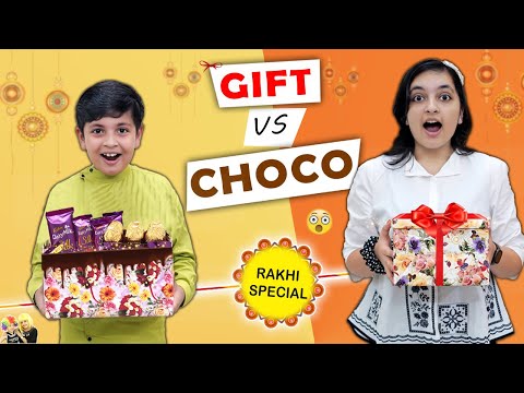 GIFT vs CHOCOLATE | Rakhi Special Video | Festival Celebration | Aayu and Pihu Show