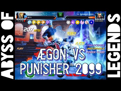 Abyss of Legends - Aegon vs Punisher 2099 - Worst Fight on Path 2