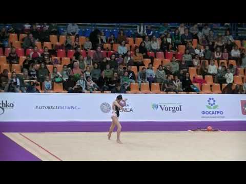 Gabriela Trnkova (CZE)  ball  Grand Prix Moscow 2017