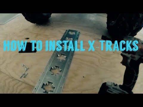 How to Install X-Tracks in Your Enclosed Trailer E-Track