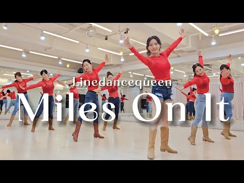 Miles On It Line Dance l Absolute Beginner l 마일스 온 잇 라인댄스 l Linedancequeen l Junghye Yoon