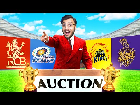 I DID THE MINI IPL PLAYER AUCTION (SPL 2)