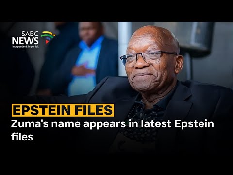 Zuma's name appears in latest Epstein files