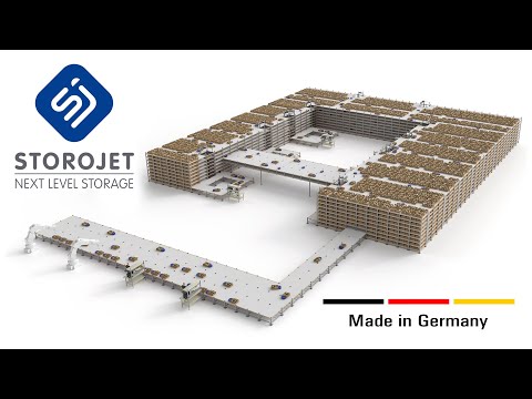 STOROJET automatisches Lager- und Kommissioniersystem - Made In Germany