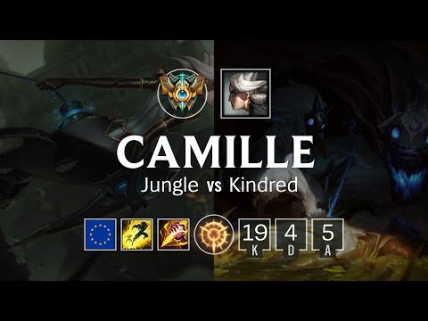 Camille Jungle vs Kindred - EUW Challenger Patch 8.24