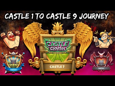 Castle 1 To Castle 9 🔥 Journey! All Castle Reaching Gameplay 🔥 Castle crush
