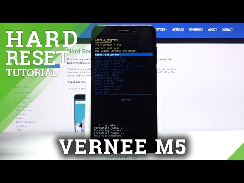 How to Clear Data in Recovery Mode on VERNEE M5 –  Phone Hard Reset