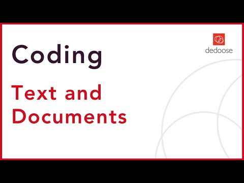Coding Text and Documents in Dedoose | Qualitative and Mixed Methods Research and Analysis