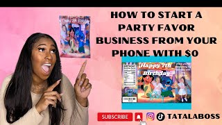HOW TO START A PARTY FAVOR BUSINESS WITH $0