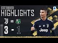 Juventus 3-1 Sassuolo | Ramsey & Ronaldo Secure win with Late Goals! | EXTENDED Highlights