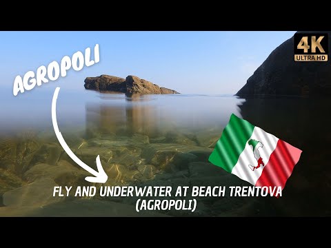 Agropoli (Italy,Cilento) 2022-Small Natural Beach Trentova-Filmed with GoPro Hero 10 and Dji Mini 2