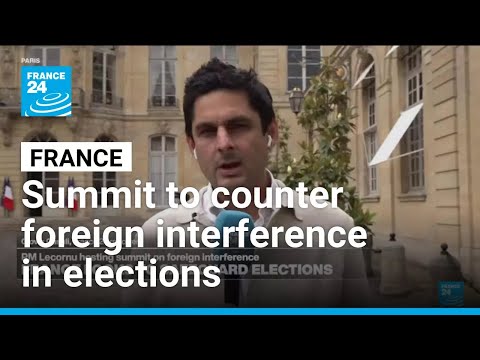French PM holds summit to counter foreign interference in elections