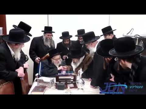 Viznitz London Rebbe Visits Rachmastrivka NY Rebbe - Teves 5782