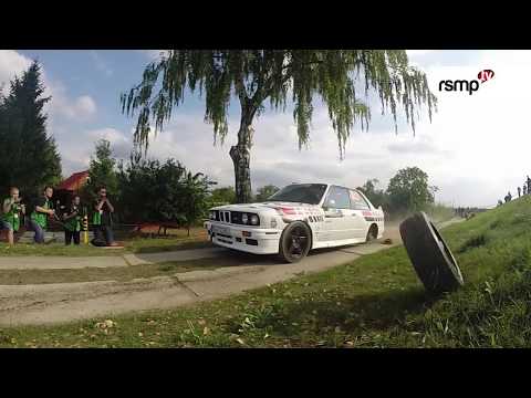 4.RAJD NADWIŚLAŃSKI 2015: A.KULA P.NIEDBAŁA | BMW M3 |  - URWANE KOŁO