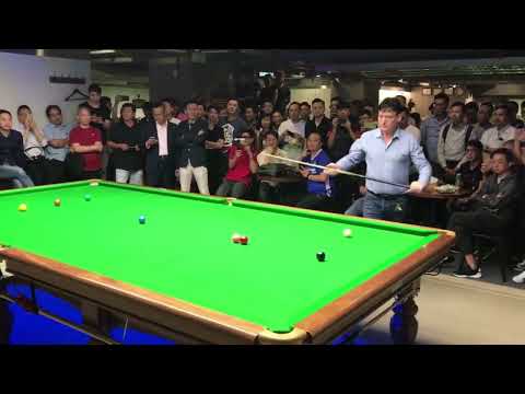 Snooker Exhibition Match Jimmy White vs Ronnie O'Sullivan in Hong Kong.