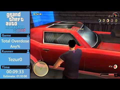 GTAMarathon 2019: Cloned - Total Overdose - Any% - Tezur0