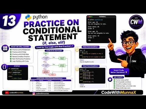 13 Python Conditional Statement Practice Questions If Else Elif Practice In Python