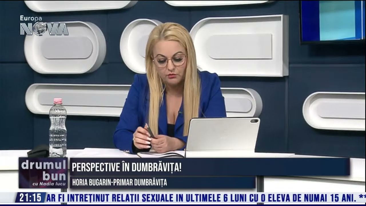 VIDEO (integral) emisiune Drumul Bun cu NADIA IUCU. Invitat:Horia Bugarin-primarul comunei Dumbravita