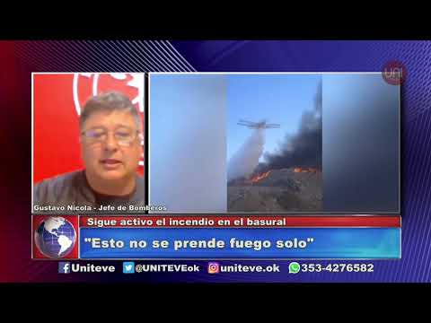Villa María: continua el incendio de Patógenos