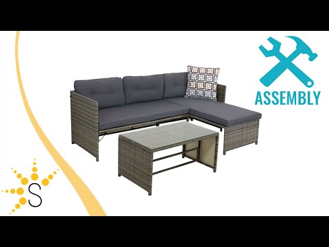 Ultimate Patio Low-Back Outdoor Patio Sectional Sofa Set